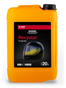 Packshot of Revystar in a orange container